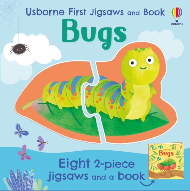 Book cover of: Usborne First Jigsaws and Book: Bugs. By: OLDHAM, MATTHEW