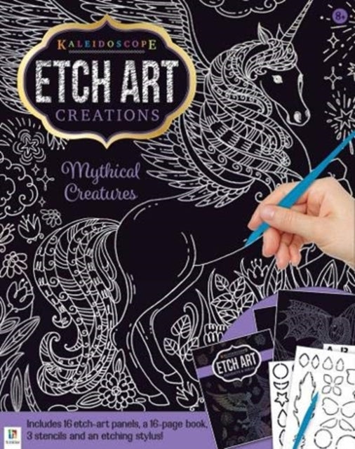Book cover of: Kaleidoscope Etch Art Creations: Mythical Creatures