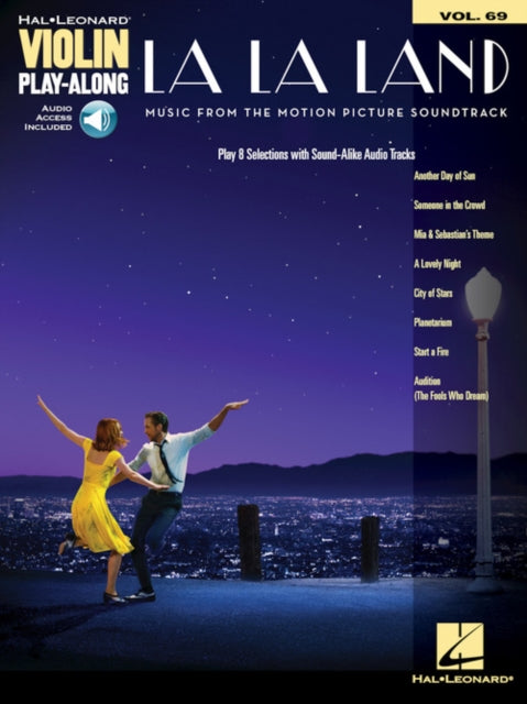 Book cover of: La La Land Violin Play-Along Vol. 69. By: Justin Hurwitz