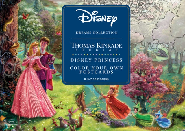 Book cover of: Disney Dreams Collection Thomas Kinkade Studios Disney Princess Color Your Own P. By: Thomas Kinkade