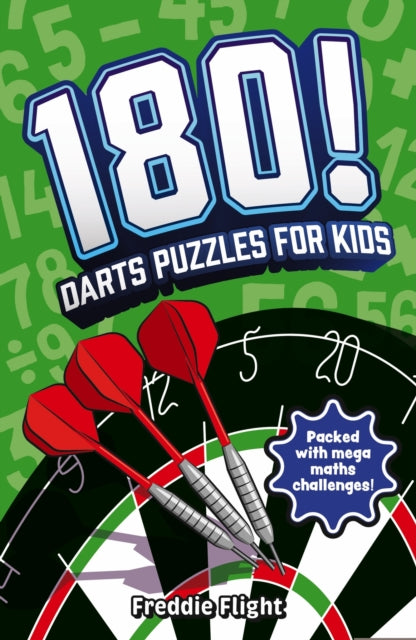 Book cover of: 180! Darts Puzzles for Kids