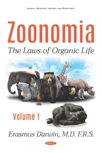 Book cover of: Zoonomia. By: Erasmus Darwin