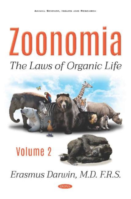 Book cover of: Zoonomia. By: Erasmus Darwin
