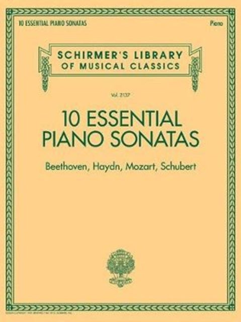 Book cover of: 10 Essential Piano Sonatas