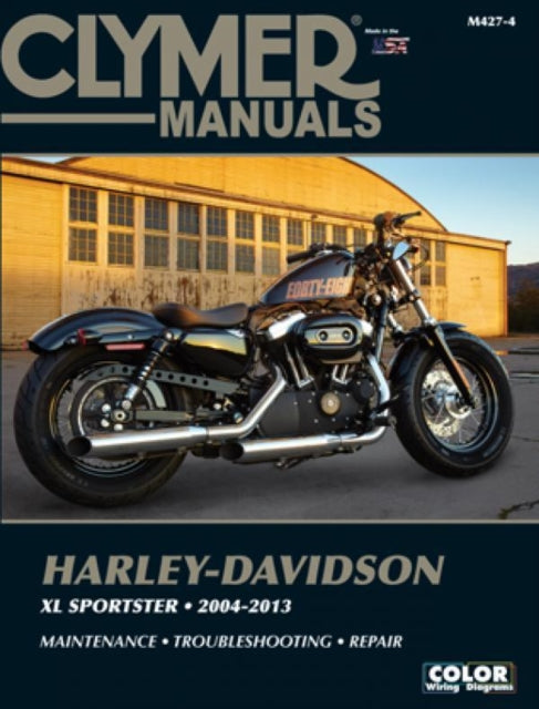 Book cover of: Harley-Davidson Sportster Motorcycle (2004-2013) Service Repair Manual. By: Clymer Publications