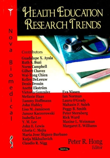 Book cover of: Health Education Research Trends