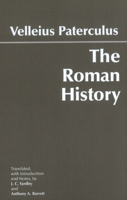 Book cover of: Roman History. By: Velleius Paterculus