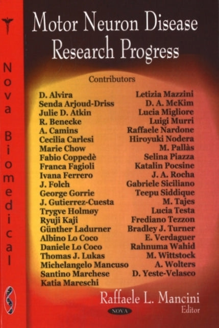 Book cover of: Motor Neuron Disease Research Progress