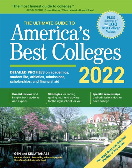 Book cover of: Ultimate Guide to America's Best Colleges 2022. By: Tanabe