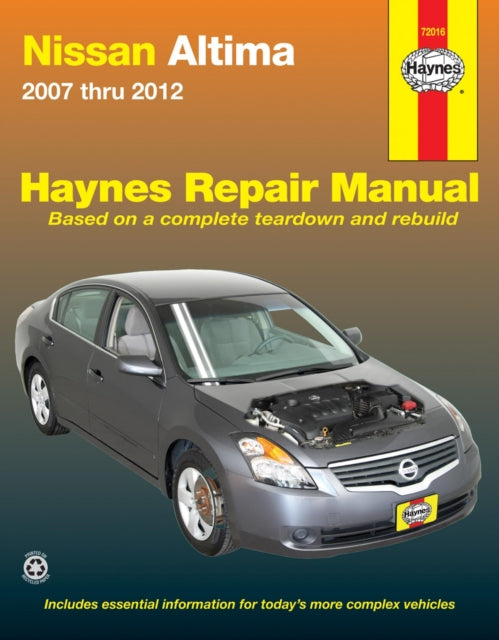 Book cover of: Nissan Altima (07-12). By: Haynes
