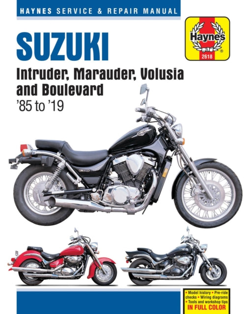 Book cover of: Suzuki Intruder, Marauder, Volusia & Boulevard. By: Editors of Haynes Manuals