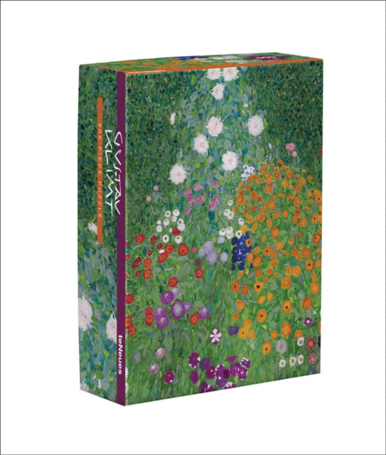 Book cover of: Flower Garden by Gustav Klimt 500-Piece Puzzle. By: TENEUES VERLAG