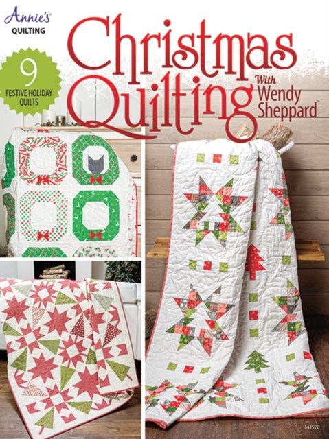 Book cover of: Christmas Quilting with Wendy Sheppard. By: Wendy Sheppard