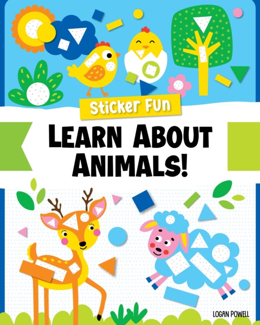 Book cover of: Sticker Fun: Learn About Animals. By: Clorophyl Editions