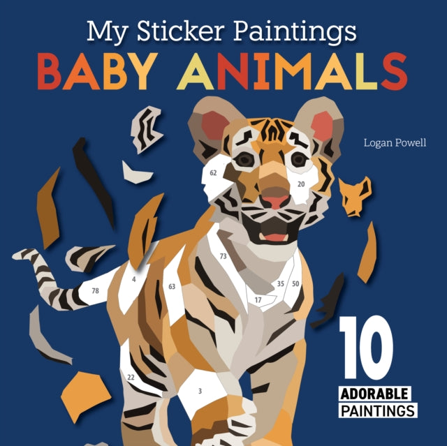 Book cover of: My Sticker Paintings: Baby Animals