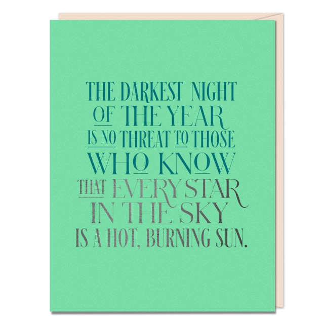 Book cover of: 6-Pack Elizabeth Gilbert for Em & Friends The Darkest Night Card