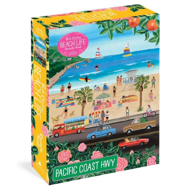 Book cover of: Pacific Coasting: Beach Life 1,000-Piece Puzzle. By: Danielle Kroll