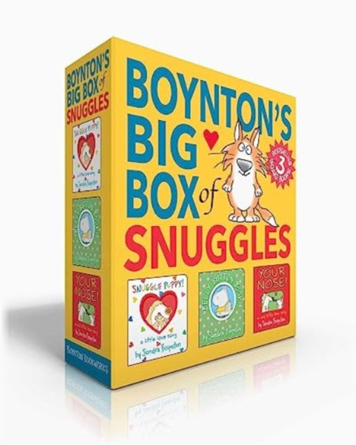 Book cover of: Boynton's Big Box of Snuggles (Boxed Set). By: Sandra Boynton