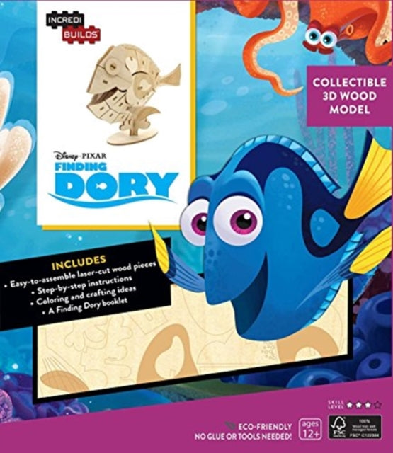 Book cover of: Incredibuilds: Finding Dory 3D Wood Model