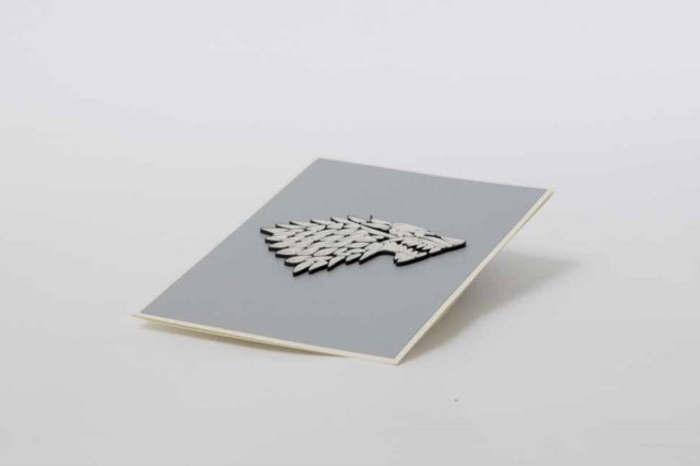 Book cover of: Game of Thrones: House Stark Quilled Card. By: Insights