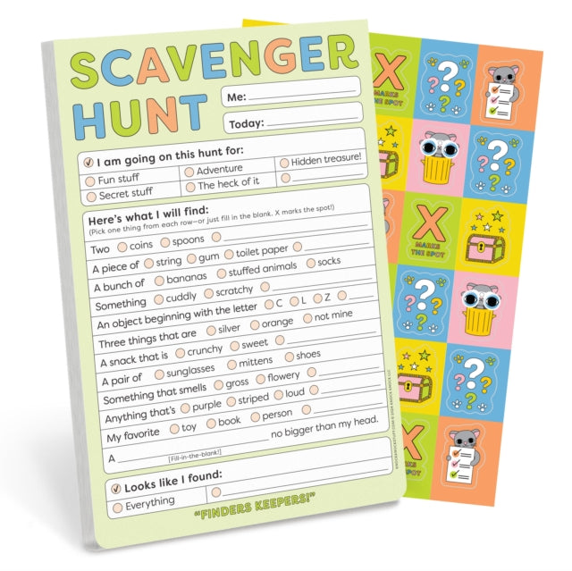 Book cover of: Knock Knock Kids Scavenger Hunt Playtime Pads