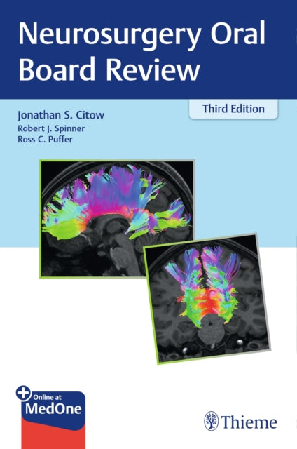 Book cover of: Neurosurgery Oral Board Review. By: Jonathan Citow