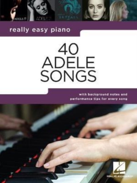 Book cover of: Really Easy Piano. By: Adele