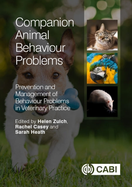 Book cover of: Companion Animal Behaviour Problems. By: Rachel A. Casey