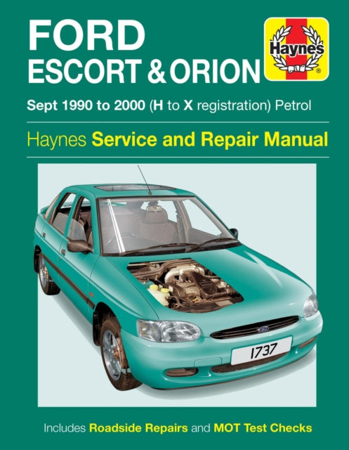 Book cover of: Ford Escort & Orion Petrol (Sept 90 - 00). By: Haynes