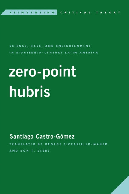 Book cover of: Zero-Point Hubris. By: Santiago Castro-Gómez