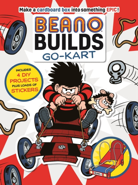Book cover of: Beano Builds: Go-Kart. By: Frankie Jones