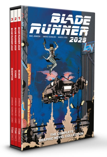 Book cover of: Blade Runner 2029 1-3 Boxed Set. By: Mike Johnson