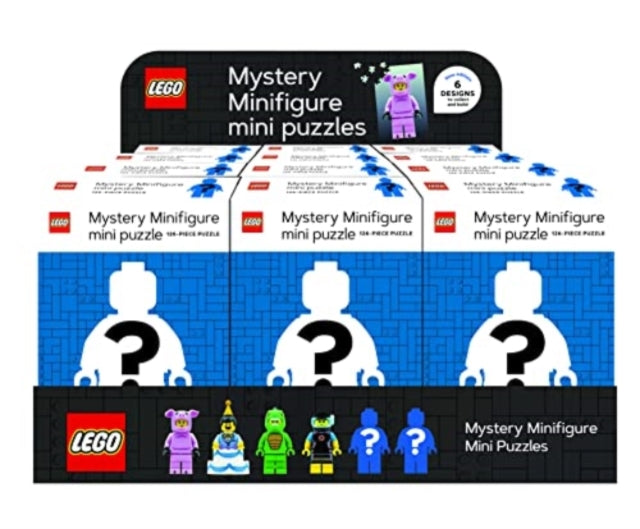 Book cover of: LEGO Mystery Minifigure Puzzles Blue Edition 12 Copy CDU