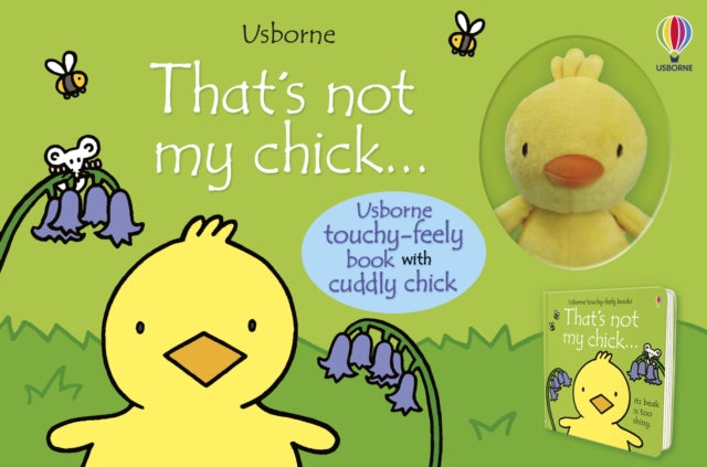 Book cover of: That's not my chick... book and toy. By: Fiona Watt