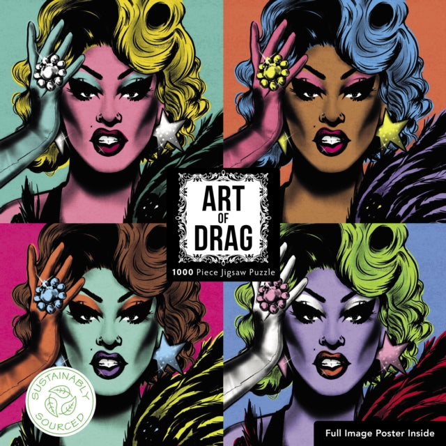 Book cover of: Adult Sustainable Jigsaw Puzzle Art of Drag