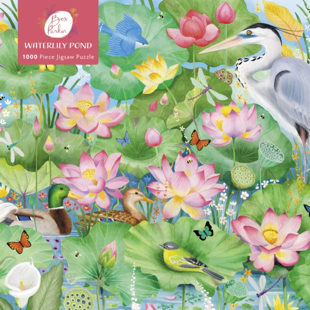 Book cover of: Adult Jigsaw Puzzle: Bex Parkin: Waterlily Pond