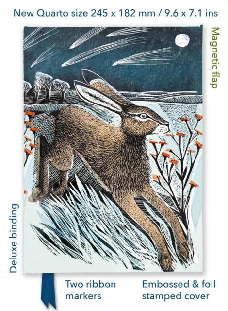 Book cover of: Angela Harding: Shooting Stars (Foiled Quarto Journal). By: Flame Tree Studio