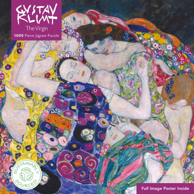 Book cover of: Adult Sustainable Jigsaw Puzzle Gustav Klimt: The Virgin