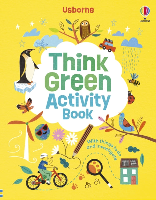 Book cover of: Think Green Activity Book. By: Micaela Tapsell
