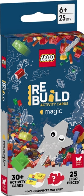 Book cover of: LEGO® Books: ReBuild Activity Cards: Magic (with over 30 activity cards and 25 LEGO elements)