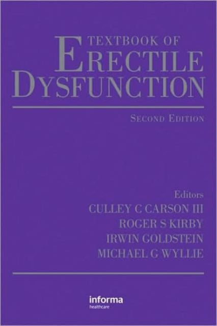 Book cover of: Textbook of Erectile Dysfunction