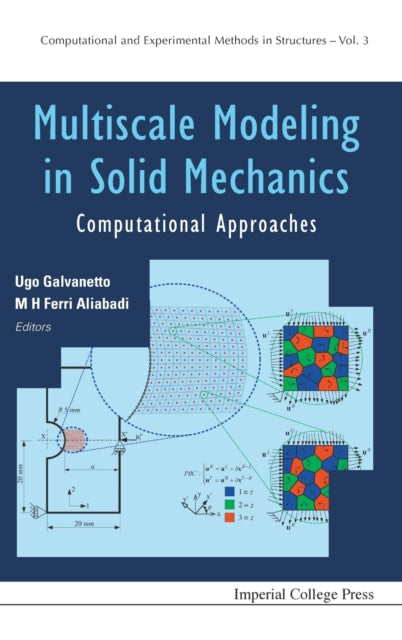 Book cover of: Multiscale Modeling In Solid Mechanics: Computational Approaches. By: Ugo Galvanetto