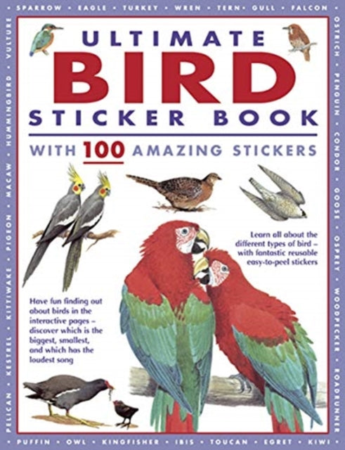 Book cover of: Ultimate Bird Sticker Book. By: Armadillo Press