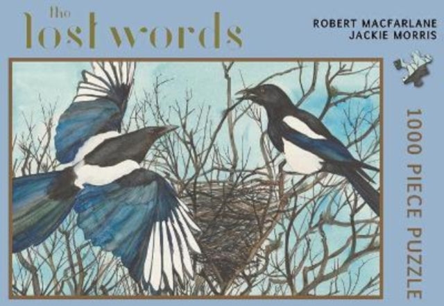 Book cover of: Lost Words Magpie 1000 Piece jigsaw