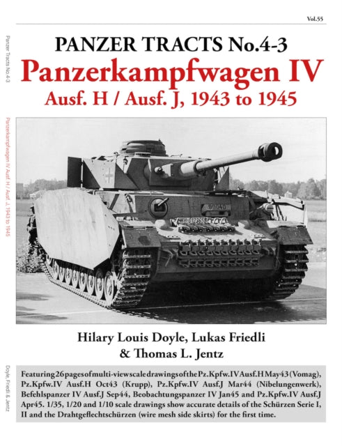 Book cover of: Panzer Tracts No.4-3: Panzerkampfwagen IV Ausf.H and J