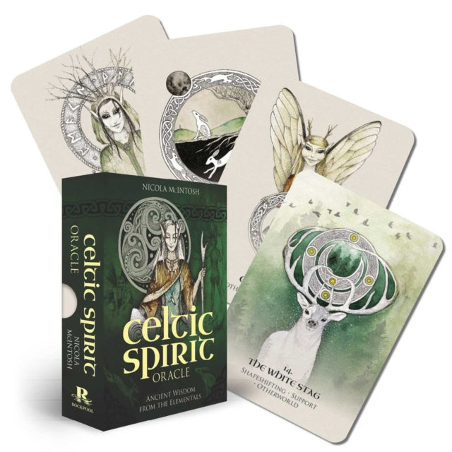 Book cover of: Celtic Spirit Oracle. By: Nicola McIntosh