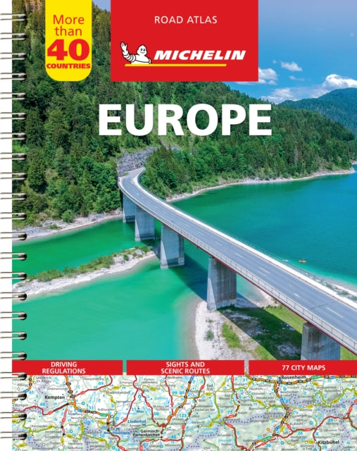 Book cover of: Europe - Tourist and Motoring Atlas (A4-Spiral)