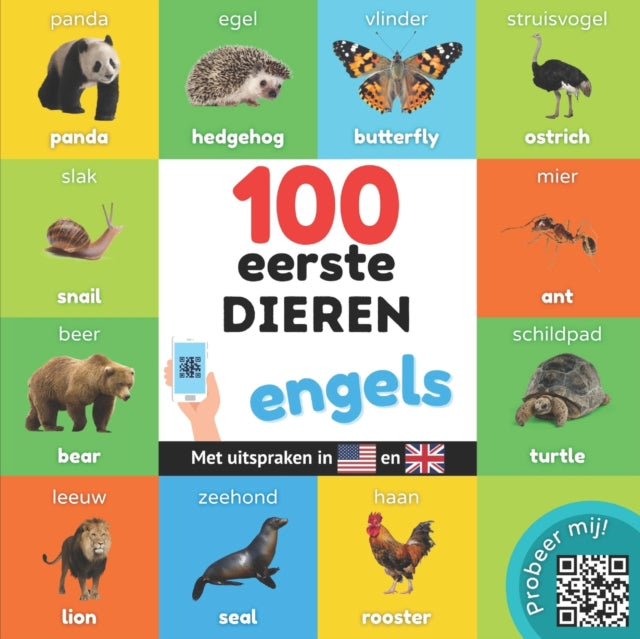 Book cover of: 100 eerste dieren in het engels