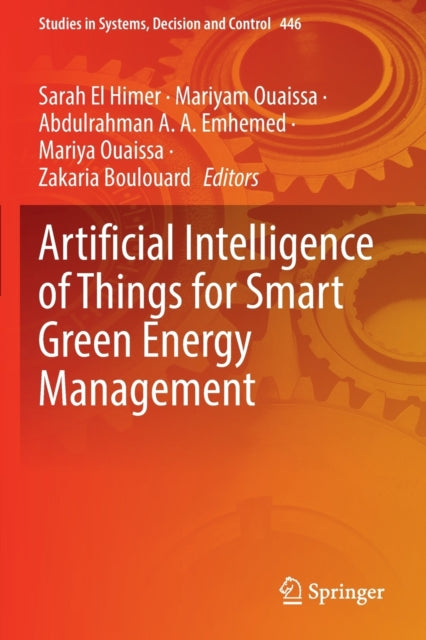 Book cover of: Artificial Intelligence of Things for Smart Green Energy Management. By: Sarah El Himer