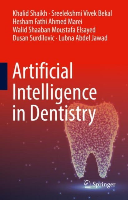 Book cover of: Artificial Intelligence in Dentistry. By: Khalid Shaikh